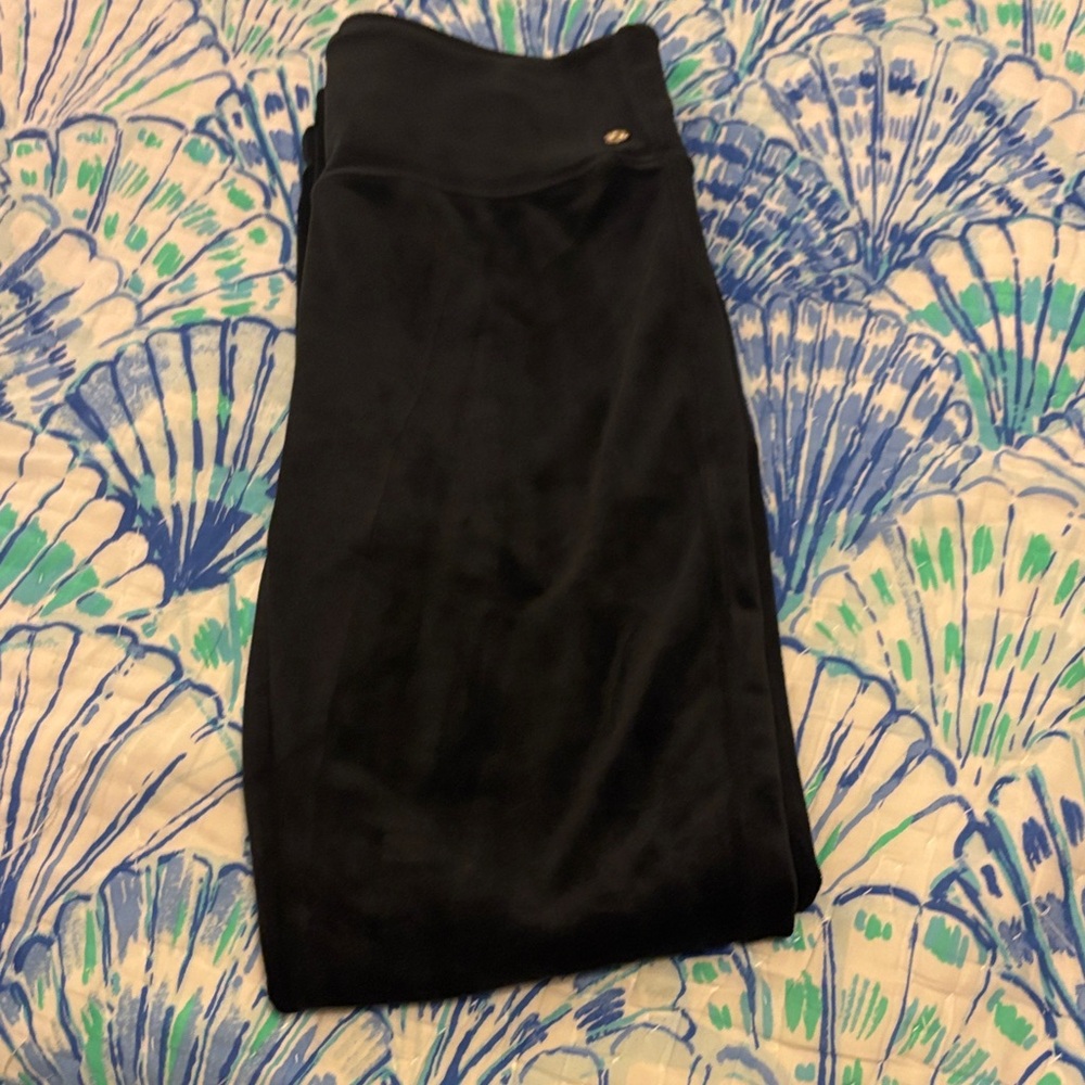 Black Myria Velour Legging